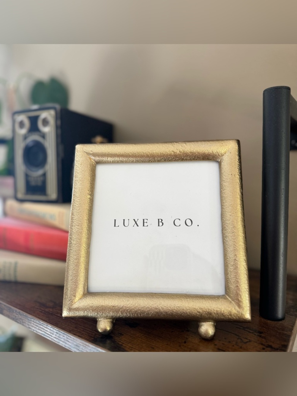 Brushed Brass Inspired Photo Frame - Luxe B Co - Vintage Inspired Frame